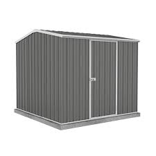 Absco Ab1009 7 X 7 Ft Premier Metal Storage Shed Woodland Gray