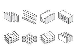 Cinder Block Vector Art Icons And