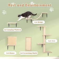 Coziwow 5 Pieces Wall Mounted Cat Tree