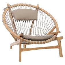 Woven Rope Outdoor Papasan Chair