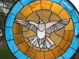 Graceful Dove Stained Glass Window