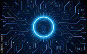 Padlock Icon Cyber Data Security