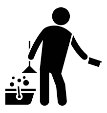 Hospitality Cleaning Icon Vector
