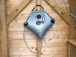 How We Shower Outside In Winter That Yurt