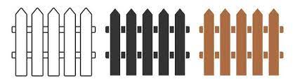 Wooden Fence Icon 4713350 Vector Art At