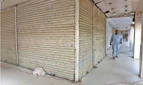 Traders Observe Shutter Down In