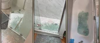 Glass Shower Doors Exploded