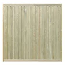 T G Effect Treated Fence Panel