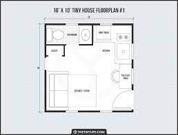 10 X 10 Tiny Home Designs Floorplans