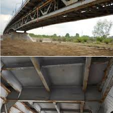 the existing riveted truss bridge and