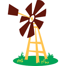 Windmill Stickers Free Farming And