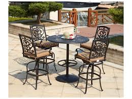 Round Pedestal Bar Table