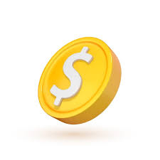 3d Realistic Gold Coin Icon Coin With