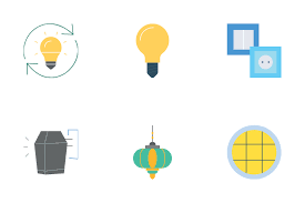 Outdoor Lighting Icon Packs Logos
