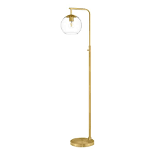In Brass And Glass Floor Lamp Af47013