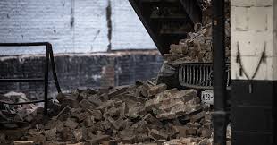 A Crumbling New York Garage Collapsed