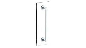 Shower Door Pull Glass Mount Towel Bar