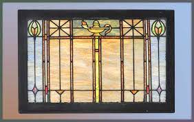 Arts And Crafts Stained Glass Window