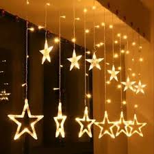 Star Light Curtain With 8 Flashing