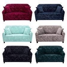 Luxury Velvet Sofa Cover Stretchy Couch
