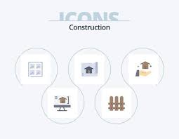 5 Icon Design Construction Building