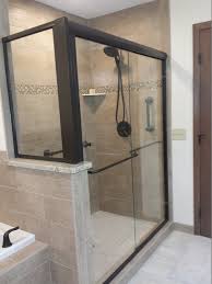 Semi Framed Sliding Shower Door With