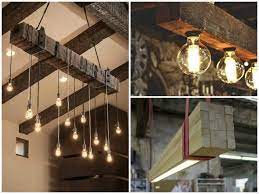 best wood beam chandelier diys id lights