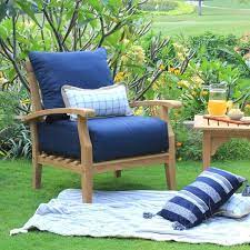 Caterina Teak Wood Outdoor Lounge Chair