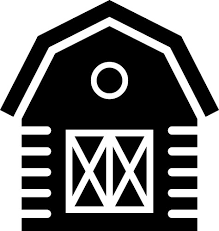Barn Icon Design Template Isolated