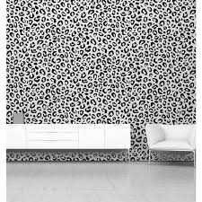 Arthouse Mono Sequin Leopard Print Non