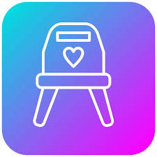 Premium Vector Baby Chair Vector Icon