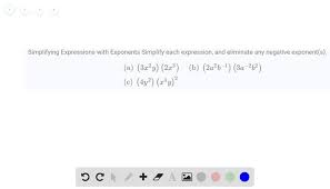 Solved Simplifying Expressions With