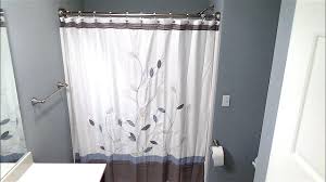 Double Curved Shower Rod Installation