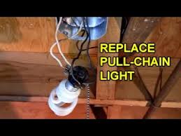 Replace Pull Chain Light Fixture 4 In