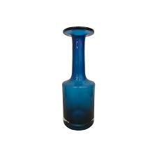 Vintage Blue Murano Glass Vase 1950s