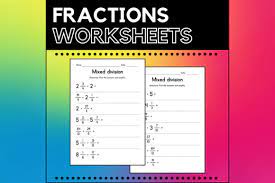 Mixed Division Problems Worksheets