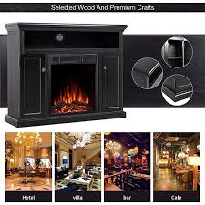 Electric Fireplace Tv Stand Black