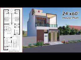 24 X 60 House Plan 3d 24 X 60 Ghar Ka