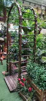 Yatai Solid Wood Arbor Garden Gate