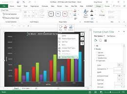 How To Format A Chart In Excel 2019