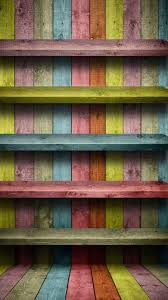 Shelf Colorful Wall Shelf Wallpaper