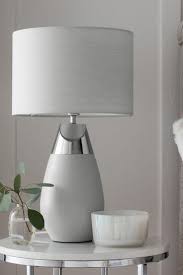 Buy Grey Kit Touch Table Lamp From Next