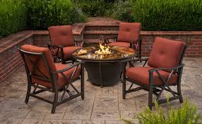 Moonlight Round Gas Firepit Table