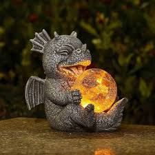 Adorable Resin Baby Dragon Statues