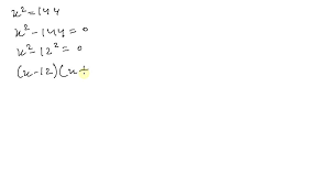 Solved Solve The Equation By Extracting