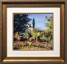 Claude Monet Garden In Bloom In Sainte