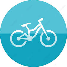 Circle Icon Mountain Bike Icon Color