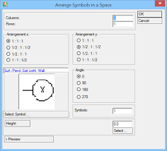 Arrange Symbols In Space