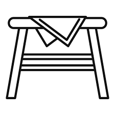 Kitchen Outdoor Table Icon Outline