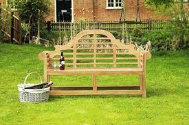 Lutyens Teak Garden Bench 3 Seater 1 5m